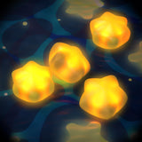 PlayVital Cute Universal Illuminated LED Thumbstick Grips for ps5 & ps4 & Xbox Series X/S & Xbox One & Switch Pro Controller - Stars - PJM6012