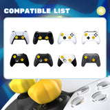 PlayVital Cute Universal Illuminated LED Thumbstick Grips for ps5 & ps4 & Xbox Series X/S & Xbox One & Switch Pro Controller - Stars - PJM6012