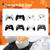 PlayVital Cute Universal Illuminated LED Thumbstick Grips for ps5 & ps4 & Xbox Series X/S & Xbox One & Switch Pro Controller - Tricky Kitty & Dorky Kitty - PJM6011