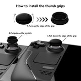 PlayVital Diamond Grain & Crack Bomb Design Ergonomic Stick Caps Thumb Grips for Steam Deck LCD & OLED, for PS Portal Remote Player with 3 Height Convex and Concave - Green - YFSDM041