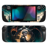 PlayVital Full Set Protective Skin Decal for Steam Deck, Custom Stickers Vinyl Cover for Steam Deck Handheld Gaming PC - Dragon Vision - SDTM072