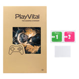 PlayVital Full Set Protective Skin Decal for Steam Deck, Custom Stickers Vinyl Cover for Steam Deck Handheld Gaming PC - Dragon Vision - SDTM072