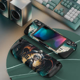 PlayVital Full Set Protective Skin Decal for Steam Deck, Custom Stickers Vinyl Cover for Steam Deck Handheld Gaming PC - Dragon Vision - SDTM072