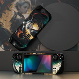 PlayVital Full Set Protective Skin Decal for Steam Deck LCD, Custom Stickers Vinyl Cover for Steam Deck OLED - Dragon Vision - SDTM072