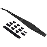PlayVital Dust Filter & Silicone Plug Set for PS5 Pro Console, Anti-Dust Protection Accessories Easy Installation for PS5 Pro Console with Silicone Port Covers - Black - LSQPFM001