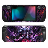 PlayVital Full Set Protective Skin Decal for Steam Deck, Custom Stickers Vinyl Cover for Steam Deck Handheld Gaming PC - Evil Knight - SDTM066