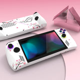 PlayVital Falling Cherry Blossom Custom Stickers Vinyl Wraps Protective Skin Decal for ROG Ally Handheld Gaming Console - RGTM010
