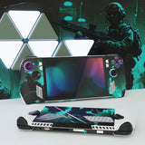 PlayVital Fearlessness Custom Stickers Vinyl Wraps Protective Skin Decal for ROG Ally Handheld Gaming Console - RGTM025