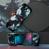 PlayVital Full Set Protective Skin Decal for Steam Deck, Custom Stickers Vinyl Cover for Steam Deck Handheld Gaming PC - Field of Devil - SDTM071