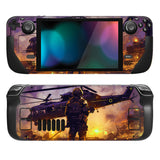 PlayVital Full Set Protective Skin Decal for Steam Deck, Custom Stickers Vinyl Cover for Steam Deck Handheld Gaming PC - Breaking Dawn - SDTM082