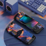 PlayVital Full Set Protective Skin Decal for Steam Deck, Custom Stickers Vinyl Cover for Steam Deck Handheld Gaming PC - Heroic Decision - SDTM081