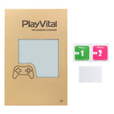 PlayVital Full Set Protective Skin Decal for Steam Deck, Custom Stickers Vinyl Cover for Steam Deck Handheld Gaming PC - Pale Series - Mist Grey & Pink #2 - SDTM087