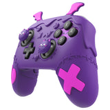 PlayVital Gothic Imp Series Silicone Cover for Nintendo Switch 2 Pro Controller, Cute Protective Skin Case for Switch 2 Pro Controller with Back Button Caps & Thumb Grip & Sticker - Purple - GTVPTP002