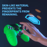 PlayVital Guardian Edition Anti-Slip Ergonomic Silicone Cover Case for ps5 Edge Controller, Soft Rubber Protector Skin for ps5 Edge Wireless Controller with Thumb Grip Caps - Green - EHPFP010