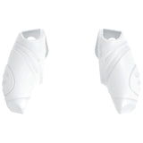 PlayVital Guardian Edition White Ergonomic Soft Controller Silicone Case Grips for PS5, Rubber Protector Skins with Thumbstick Caps for PS5 Controller – Compatible with Charging Station - YHPF027