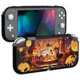 PlayVital Halloween Pumpkin Fest Custom Protective Case for NS Switch Lite, Soft TPU Slim Case Cover for NS Switch Lite - LTU6029