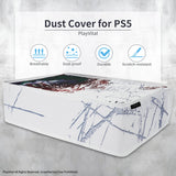 PlayVital Nylon Dust Cover for ps5, Soft Neat Lining Dust Guard for ps5 Console, Anti Scratch Waterproof Cover Sleeve for ps5 Console Digital Edition & Disc Edition - Clown Hahaha - PFPJ166
