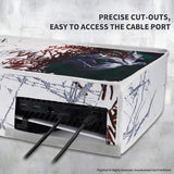 PlayVital Nylon Dust Cover for ps5, Soft Neat Lining Dust Guard for ps5 Console, Anti Scratch Waterproof Cover Sleeve for ps5 Console Digital Edition & Disc Edition - Clown Hahaha - PFPJ166