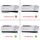 PlayVital Nylon Dust Cover for ps5, Soft Neat Lining Dust Guard for ps5 Console, Anti Scratch Waterproof Cover Sleeve for ps5 Console Digital Edition & Disc Edition - Clown Hahaha - PFPJ166