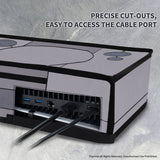 PlayVital Nylon Dust Cover for ps5, Soft Neat Lining Dust Guard for ps5 Console, Anti Scratch Waterproof Cover Sleeve for ps5 Console Digital Edition & Disc Edition - Retro 32 Bit Style - PFPJ167