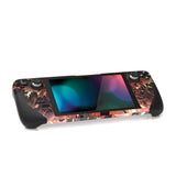 PlayVital Full Set Protective Skin Decal for Steam Deck, Custom Stickers Vinyl Cover for Steam Deck Handheld Gaming PC - Infernal Messenger - SDTM067
