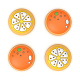 PlayVital Tangerine Switch Thumb Grip Caps, Joystick Caps for NS Switch Lite, Silicone Analog Cover Thumbstick Grips for Joycon of Switch OLED - NJM1199