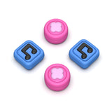 PlayVital Wonder Rhythm Switch Thumb Grip Caps, Joystick Caps for NS Switch Lite, Silicone Analog Cover Thumbstick Grips for Joycon of Switch OLED - NJM1203