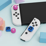 PlayVital Wonder Rhythm Switch Thumb Grip Caps, Joystick Caps for NS Switch Lite, Silicone Analog Cover Thumbstick Grips for Joycon of Switch OLED - NJM1203