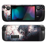 PlayVital Full Set Protective Skin Decal for Steam Deck, Custom Stickers Vinyl Cover for Steam Deck Handheld Gaming PC - Killing Clown - SDTM080