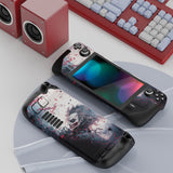 PlayVital Full Set Protective Skin Decal for Steam Deck, Custom Stickers Vinyl Cover for Steam Deck Handheld Gaming PC - Killing Clown - SDTM080
