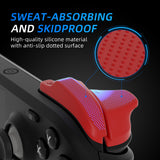 PlayVital LR INCREASER Shoulder Buttons Trigger Enhancement Set for Steam Deck, Natural Grip Added Height and Width Buttons for Steam Deck LCD, L1R1L2R2 Extender for Steam Deck OLED - Passion Red - DJMSDJ004