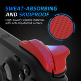 PlayVital LR INCREASER Shoulder Buttons Trigger Enhancement Set for Steam Deck, Natural Grip Added Height and Width Buttons for Steam Deck, L1R1L2R2 Extender for Steam Deck - Passion Red - DJMSDJ004