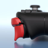 PlayVital LR INCREASER Shoulder Buttons Trigger Enhancement Set for Steam Deck, Natural Grip Added Height and Width Buttons for Steam Deck, L1R1L2R2 Extender for Steam Deck - Passion Red - DJMSDJ004