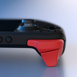PlayVital LR INCREASER Shoulder Buttons Trigger Enhancement Set for Steam Deck, Natural Grip Added Height and Width Buttons for Steam Deck, L1R1L2R2 Extender for Steam Deck - Passion Red - DJMSDJ004
