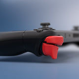 PlayVital LR INCREASER Shoulder Buttons Trigger Enhancement Set for Steam Deck, Natural Grip Added Height and Width Buttons for Steam Deck, L1R1L2R2 Extender for Steam Deck - Passion Red - DJMSDJ004