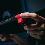 PlayVital LR INCREASER Shoulder Buttons Trigger Enhancement Set for Steam Deck, Natural Grip Added Height and Width Buttons for Steam Deck, L1R1L2R2 Extender for Steam Deck - Passion Red - DJMSDJ004