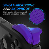 Natural Grip Added Height and Width Buttons for Steam Deck, L1R1L2R2 Extender for Steam Deck - Purple - DJMSDJ003