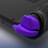 Natural Grip Added Height and Width Buttons for Steam Deck, L1R1L2R2 Extender for Steam Deck - Purple - DJMSDJ003