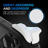 PlayVital LR INCREASER Shoulder Buttons Trigger Enhancement Set for Steam Deck, Natural Grip Added Height and Width Buttons for Steam Deck, L1R1L2R2 Extender for Steam Deck - White - DJMSDJ002