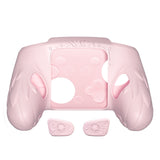 PlayVital Magic Wings Silicone Cover for Nintendo Switch 2 Pro Controller, Cute Protective Skin Case for Switch 2 Pro Controller with Back Button Caps, Thumb Grips & Stickers - Pink - PQCPTP001