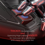 PlayVital Mecha Protective Case for Steam Deck – Anti-Slip Silicone Grip Cover for Steam Deck OLED & LCD, Shockproof Shell with Back Button Enhancement Set & Thumb Grips & Stickers - Black - JAGSDP001