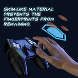 PlayVital Mecha Rhino Silicone Cover for PS5 Controller with Thumb Grips & Stickers, Anti-Slip Controller Grip Skin Accessories Compatible with PS5 Charging Station - Black & Green - HZAPFP001