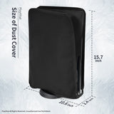 PlayVital Black Nylon Mesh Dust Cover for PS5 Console Digital Edition & Disc Edition - PFPJ144