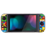 PlayVital  Protective Case for NS Switch, Soft TPU Slim Case Cover for NS Switch Joy-Con Console with Colorful ABXY Direction Button Caps-Puzzle Adven - NTU6043G2