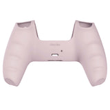 PlayVital Cherry Blossoms Pink Pure Series Anti-Slip Silicone Cover Skin for PS 5 Controller, Soft Rubber Case for PS5 Controller with White Thumb Grip Caps - KOPF019