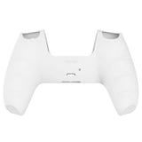 PlayVital White Pure Series Anti-Slip Silicone Cover Skin for Playstation 5 Controller, Soft Rubber Case for PS5 Controller with White Thumb Grip Caps - KOPF002
