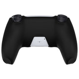 PlayVital Pure Series Samurai Prajna (White) Dockable Model Anti-Slip Silicone Cover Skin with 6 Thumb Grip Caps for ps5 Controller Fits with Charging Station - EKPFL004