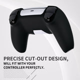 PlayVital Pure Series Sin Source Dockable Model Anti-Slip Silicone Cover Skin with 6 Thumb Grip Caps for ps5 Controller Fits with Charging Station - EKPFL005