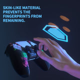 PlayVital Pure Series Sin Source Pink & Green Dockable Model Anti-Slip Silicone Cover Skin with 6 Thumb Grip Caps for ps5 Controller Fits with Charging Station - EKPFL003