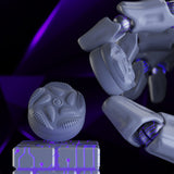 PlayVital for Switch 2 Thumbs Cushion Caps Thumb Grips (4-Pack), Silicone Joystick Grip Cover for Nintendo Switch 2 Joycon, Anti-Slip Raindrop Texture Design - New Hope Gray - WWYNTM058